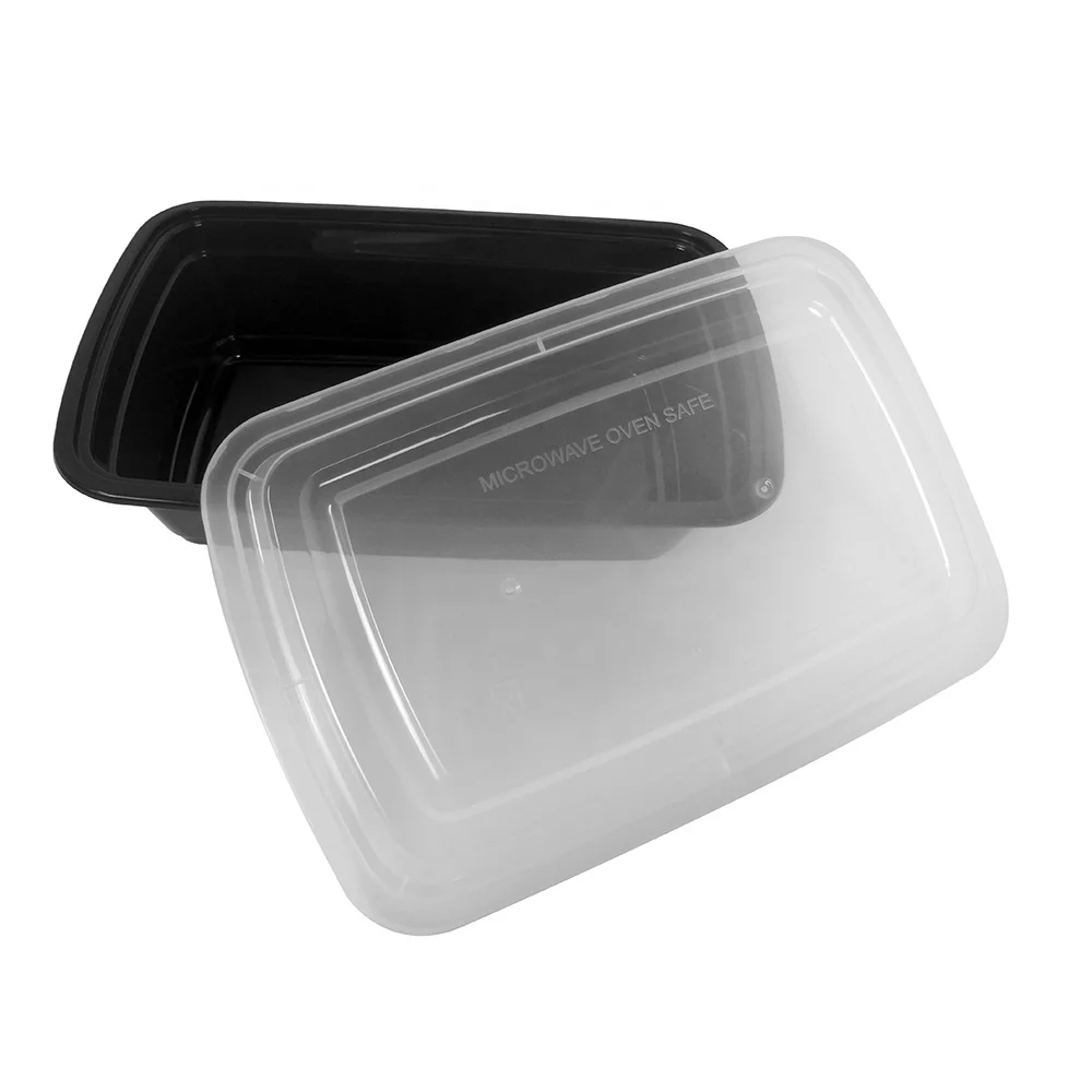 38oz Eco Friendly Disposable Bento Box, Kitchen Meal Prep Food Containers Box*