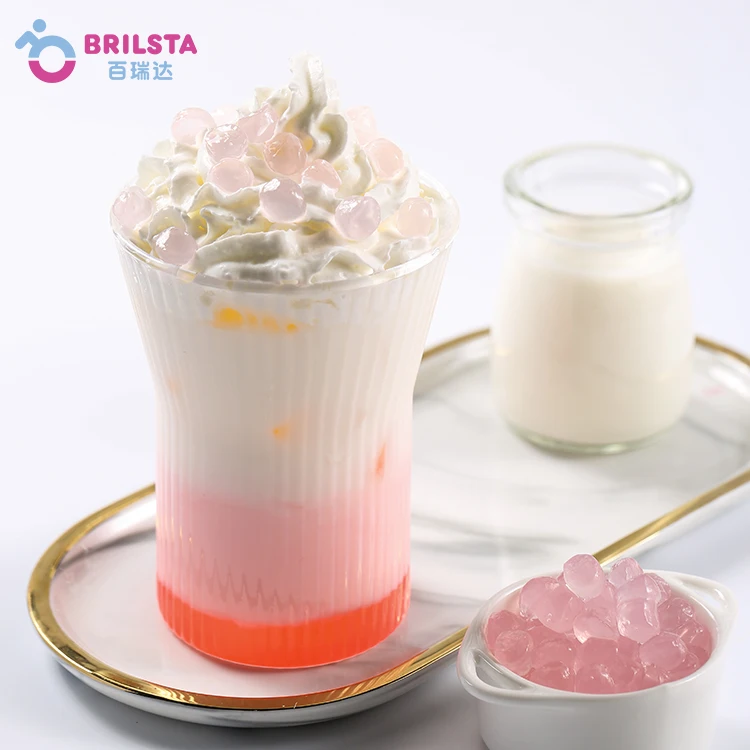Brilsta Best Price Tapioca Pearls Boba Milk Tea Ingredients Room Temperature Storage Jelly Ball