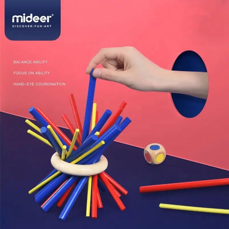 MIDEER KEEP IT STEADY BALANCE GAME Classic Wooden Toys for Kids Interactive Party Play Children Gift MD0068
