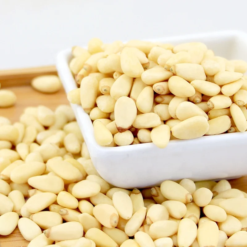 Siberian pine kernel produced in northeast China/high quality large grain pine kernel is cheap