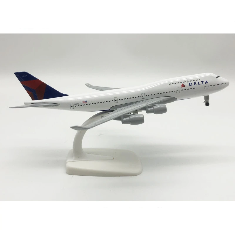 Custom B747 B737 B777 A380 Aircraft Model 1:200 Size 20CM International Airlines Aircraft Model Alloy