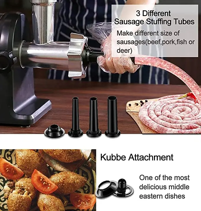 Электрическая Коммерческая мощная Мясорубка Aobosi устройство для приготовления колбасок слайсер томатов и овощей
