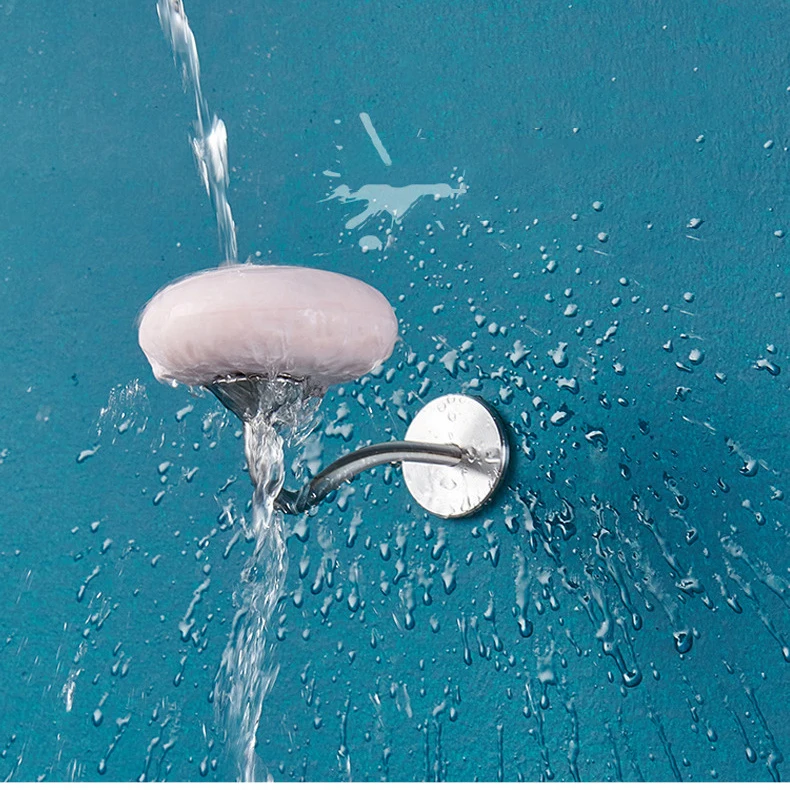 Adhesive Shower Wall Mount Magnetic Bathroom Soap Dishes Holders Wall Mounted Stainless Steel Cleaning Soap Storage With Magnet