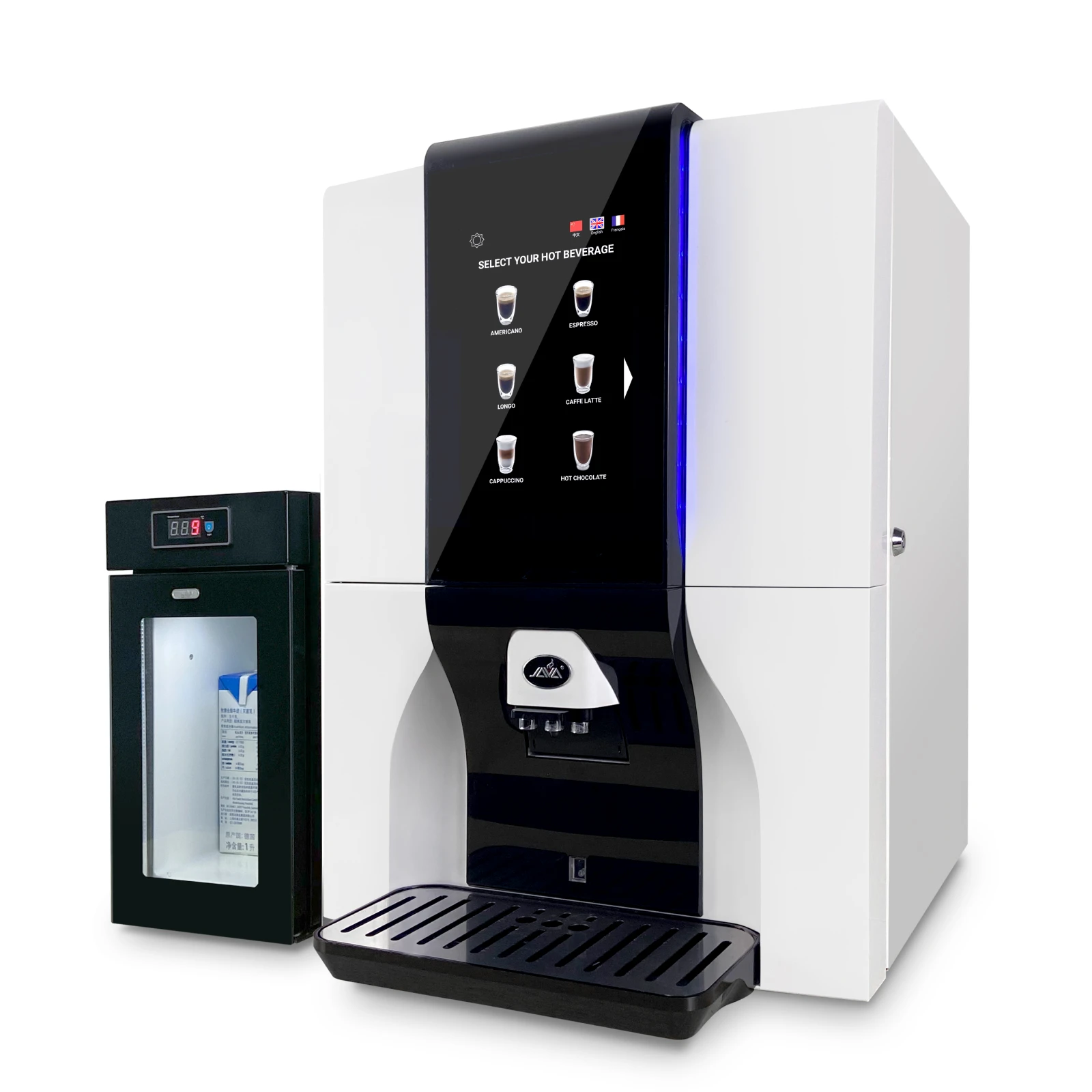 Bank Card IC Cash Operated Auto 10-inch Touchable Screen Distributeur de Cafe coffee vending machine fully automatic