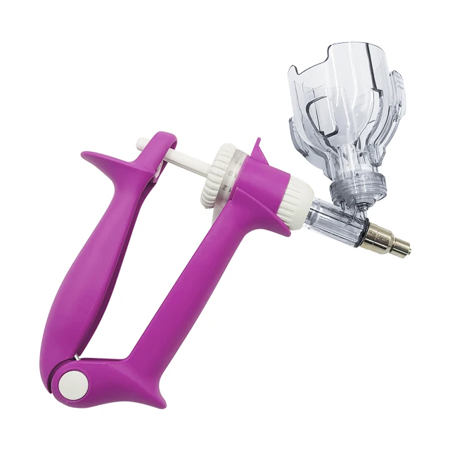 Автоматический Регулируемый непрерывный ветеринарный шприц для животных хорошего качества с бутылкой 1 мл/2 мл/5 мл/10 мл