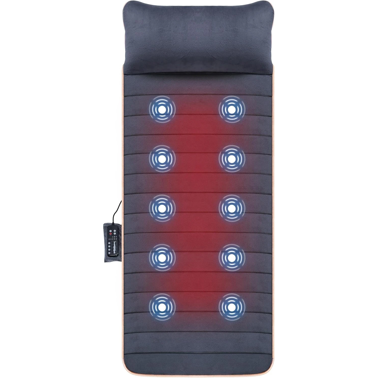 whole body vibration and heated massage mattress