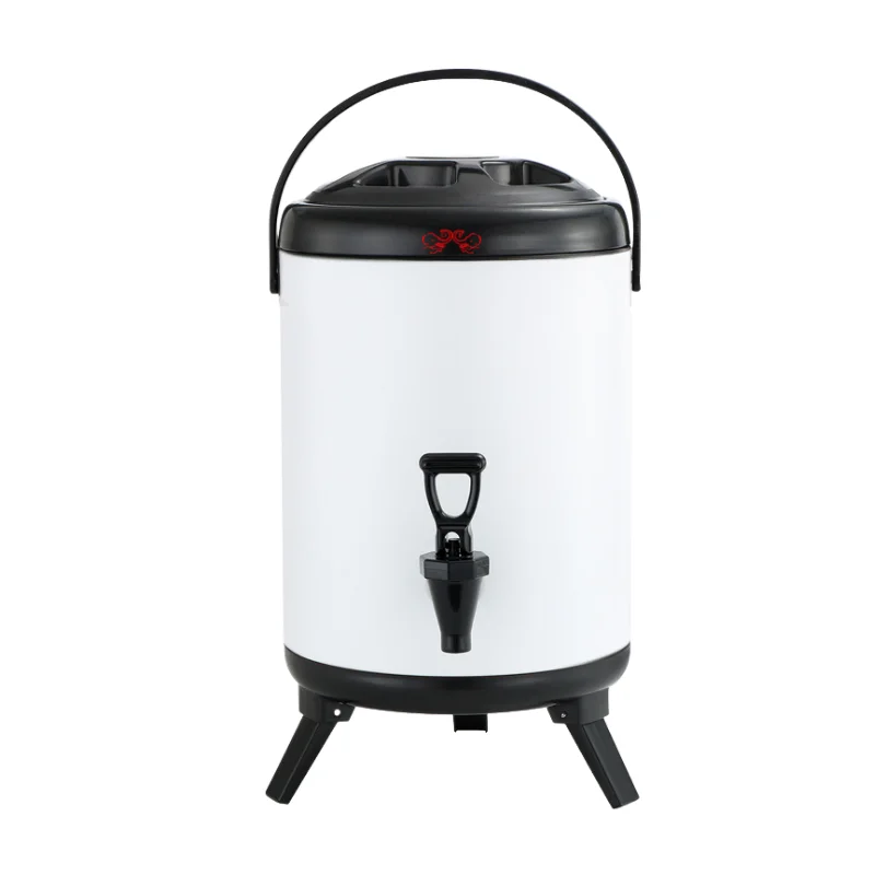 DF trading house hot sale stainless steel milk tea barrels double wall insulated bucket  juice dispenser drinking storage bucket