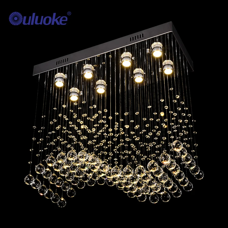 European Style Big Hotel Hanging Elegant Wedding Decoration Ceiling Led Modern Luxury Crystal Chandelier