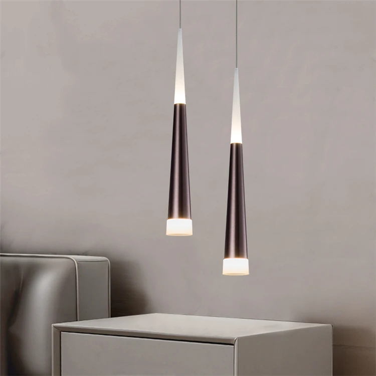 LED Aluminum morden Hanging lampen Hotel Restaurant Bedside Indoor Ceiling Chandelier 30W Warm temp Pendant Light