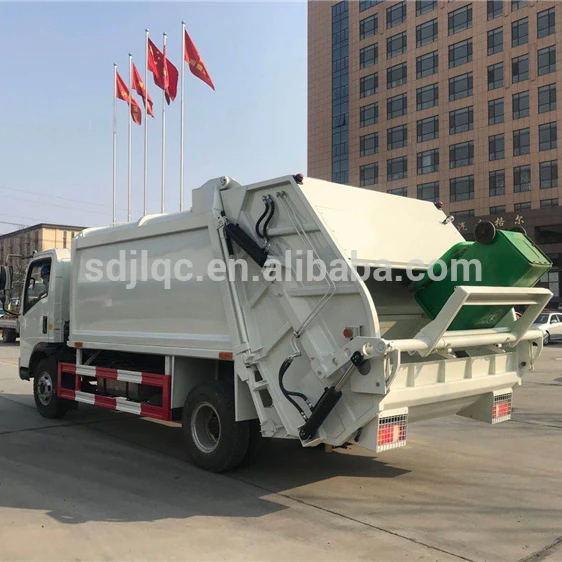 Sinotruk howo легкие мусоровоз 4x2 6 колеса 7 тонн 8 уплотнитель для