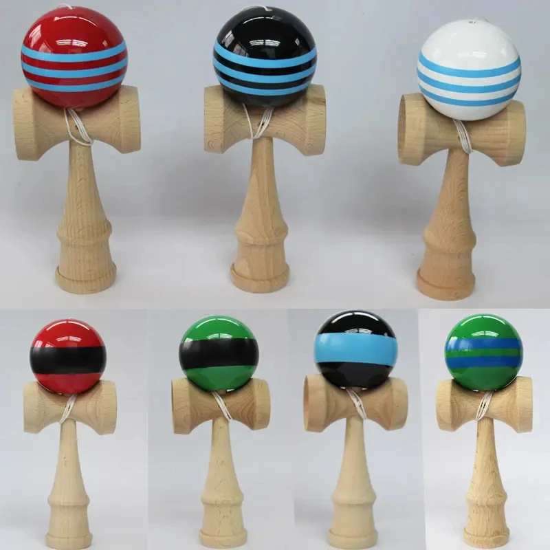 Custom Logo OEM Product Cheap Wooden PU Paint Kendama Toy for Wholesale