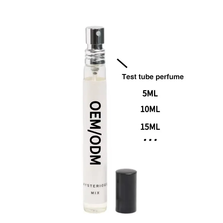 Customized 5ml 10ml 15ml 20ml 35ml Trial Perfume Private Label Test Tube Perfume For Men Women