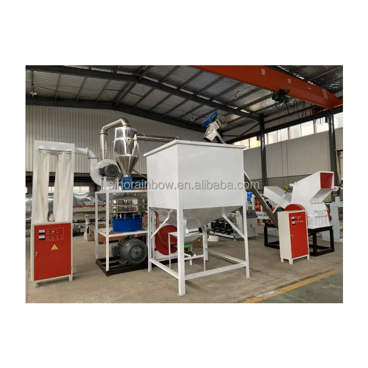 PVC PP EVA PET Powder Making Machine TPU TPR SBS Grinding Miller Plastic Pulverizer