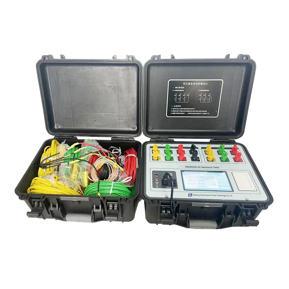 ZWDR3220 Three Phase 20A Transformer Winding DC Resistance Tester With Degaussing Function