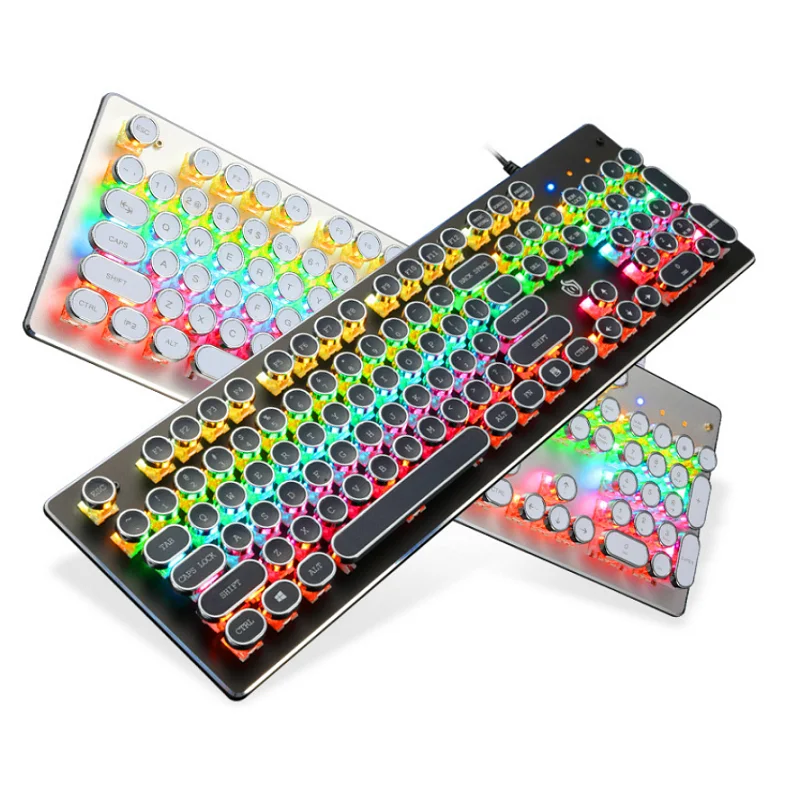 HJK920  Mechanical Keyboard Competition 104keys customize  backlight  RGB USB WIRED LED Keyboard for  PC Laptop