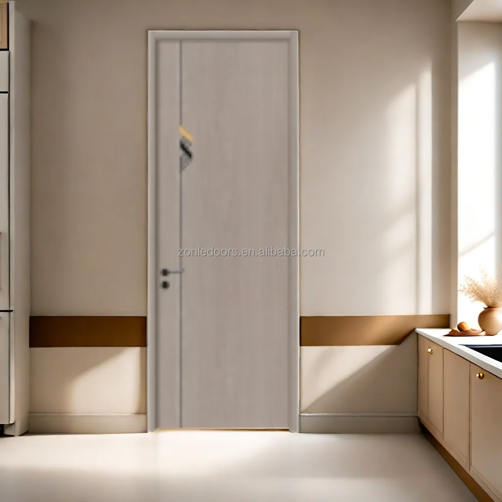 Pvc Wooden Door For Home Restaurant Construction Materials Building Interior For Houses Latest Design Pictures With Smart Lock