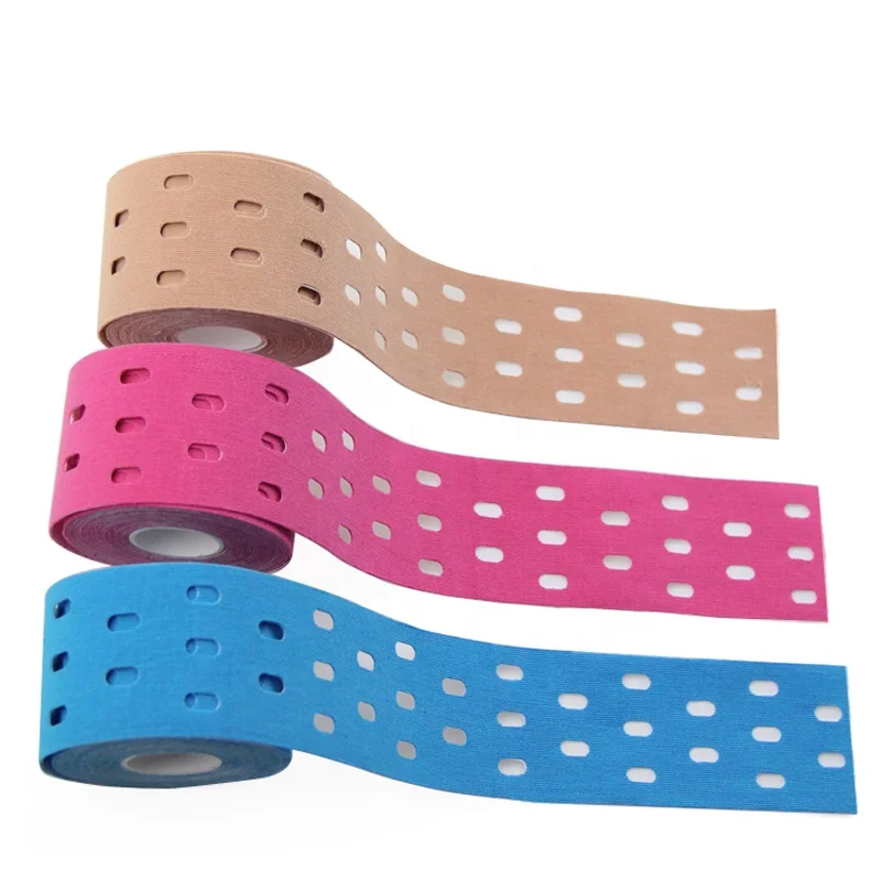 Punched Box Dynamic Breathable  Sports Athletic Tape Kinesiology Tape