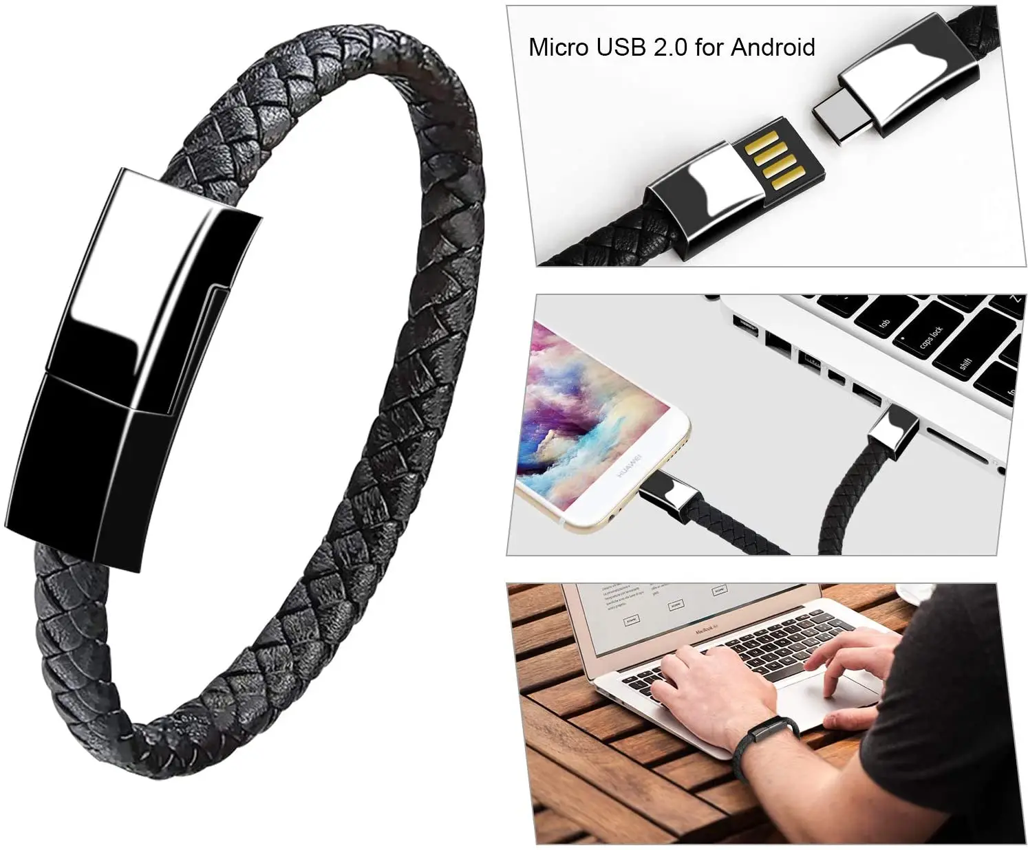 USB-кабель для быстрой зарядки кабель и передачи данных портативный
