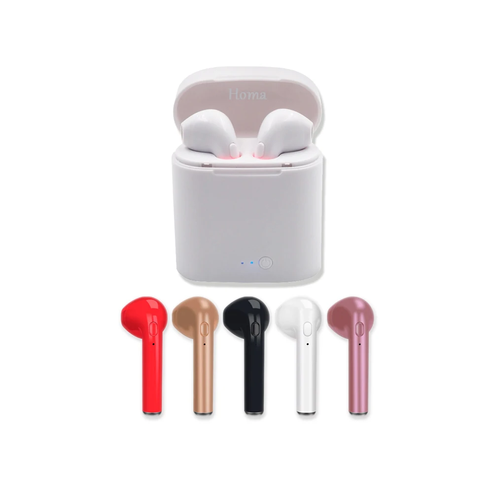 
New product ideas i7 tws tws wireless bt 5.0 earphone with mic noise cancelling headphone true wireless handsfree earbuds 