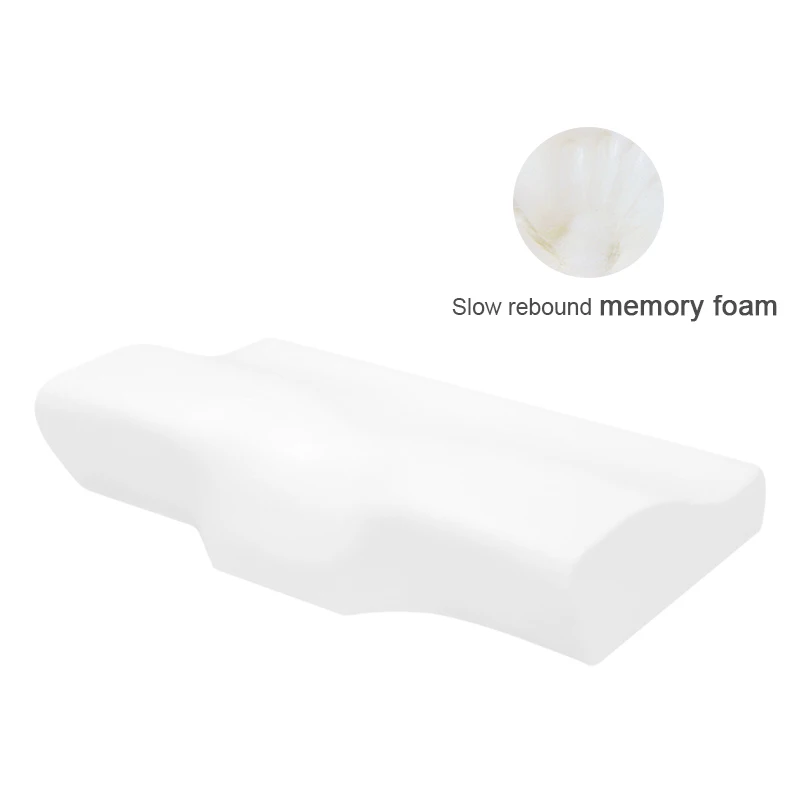 Best selling cervical memory foam pillow convex bed wedge pillow sleep quality ensured function pillows bedroom accessories