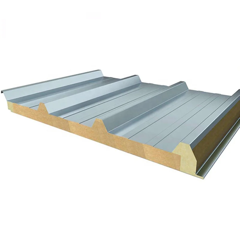 Insulated Roof Sandwich Panel High Density Polyurethane Foam Aluminum Exterior Wall PUR/PIR+ Color Steel Sheet