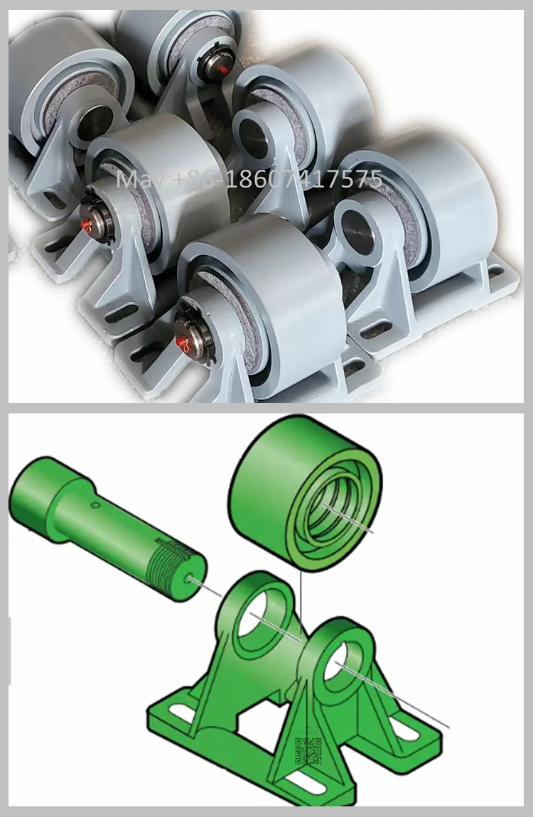 Best Quality Construction Machinery Parts LONDON Drum Roller Assembly for LONDON Concrete Mixer Truck