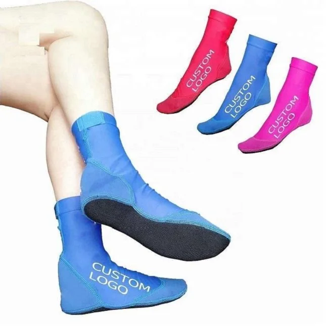 Custom sole 2mm 3mm 5mm 7mm sports quick dry beach sand neoprene polyamide water diving socks