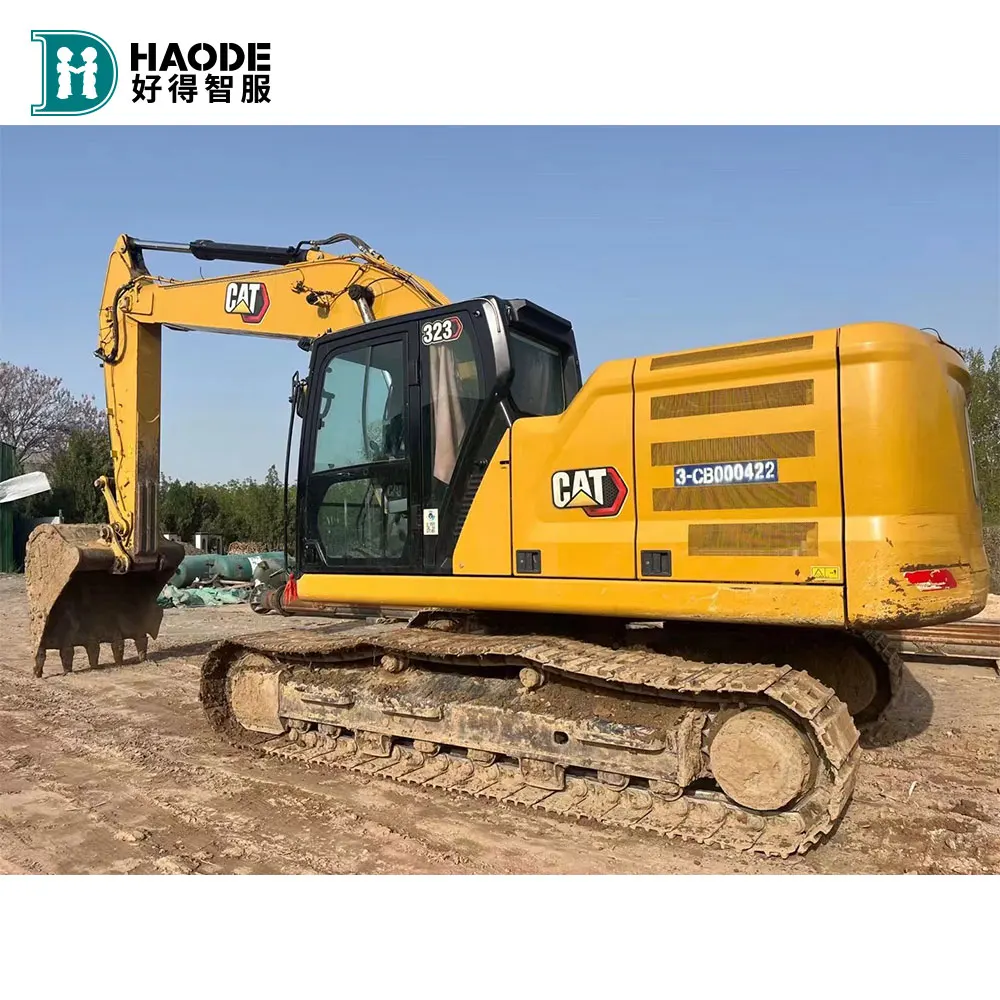 HAODE б/у строительное оборудование экскаватор кошка 323 323d 323cl Escaladora 323dl