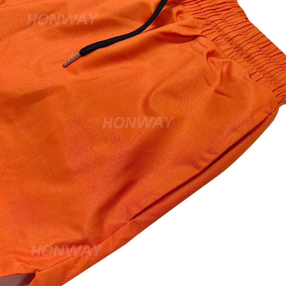 Custom Anime Double Layer Compression Running Shorts Training Performance 2 In 1 Gym Men Sport Shorts With Pockets