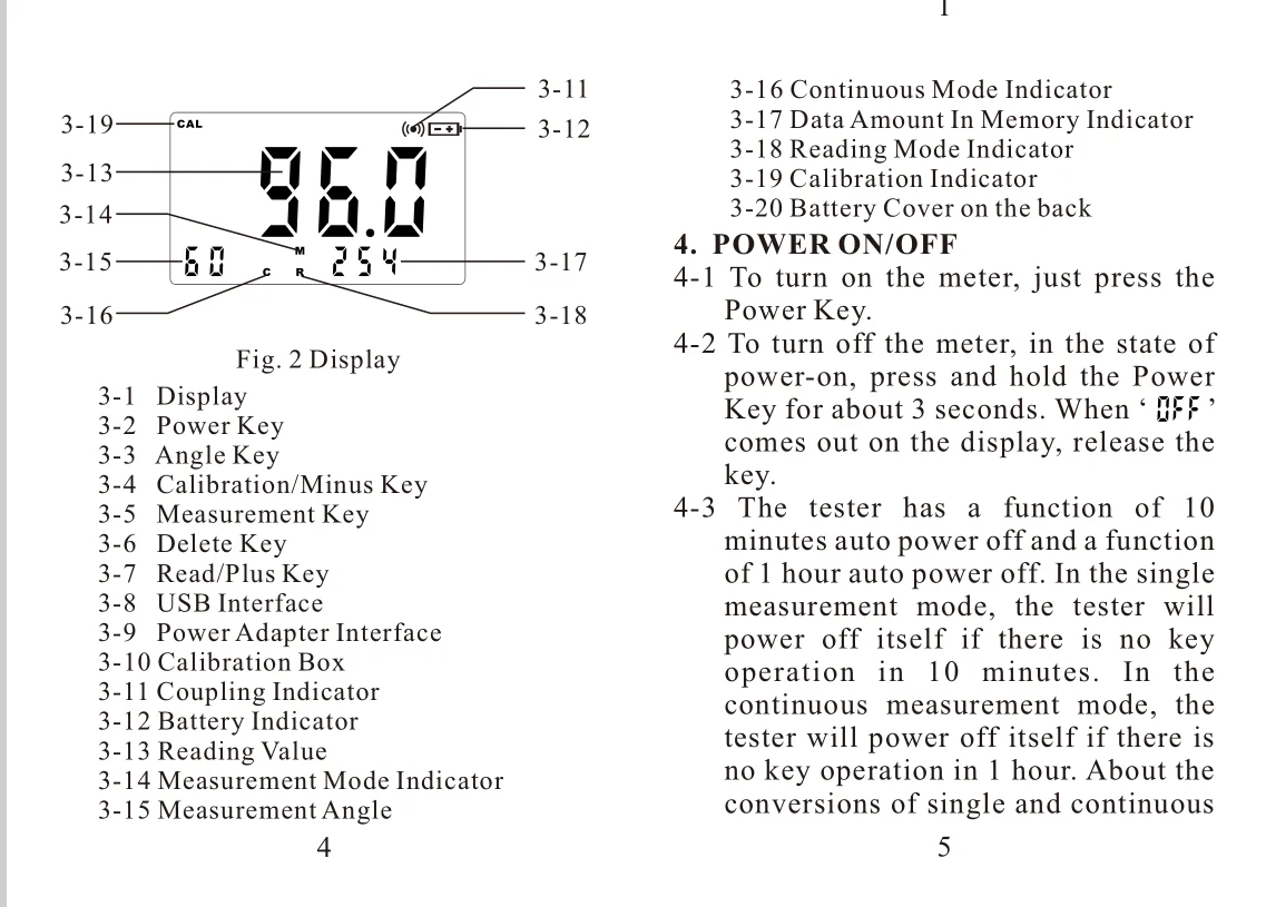 LANDTEK GM-268 Gloss Meter Glossmeter Brightness Meter Manufacturer 0.1 - 200 GU