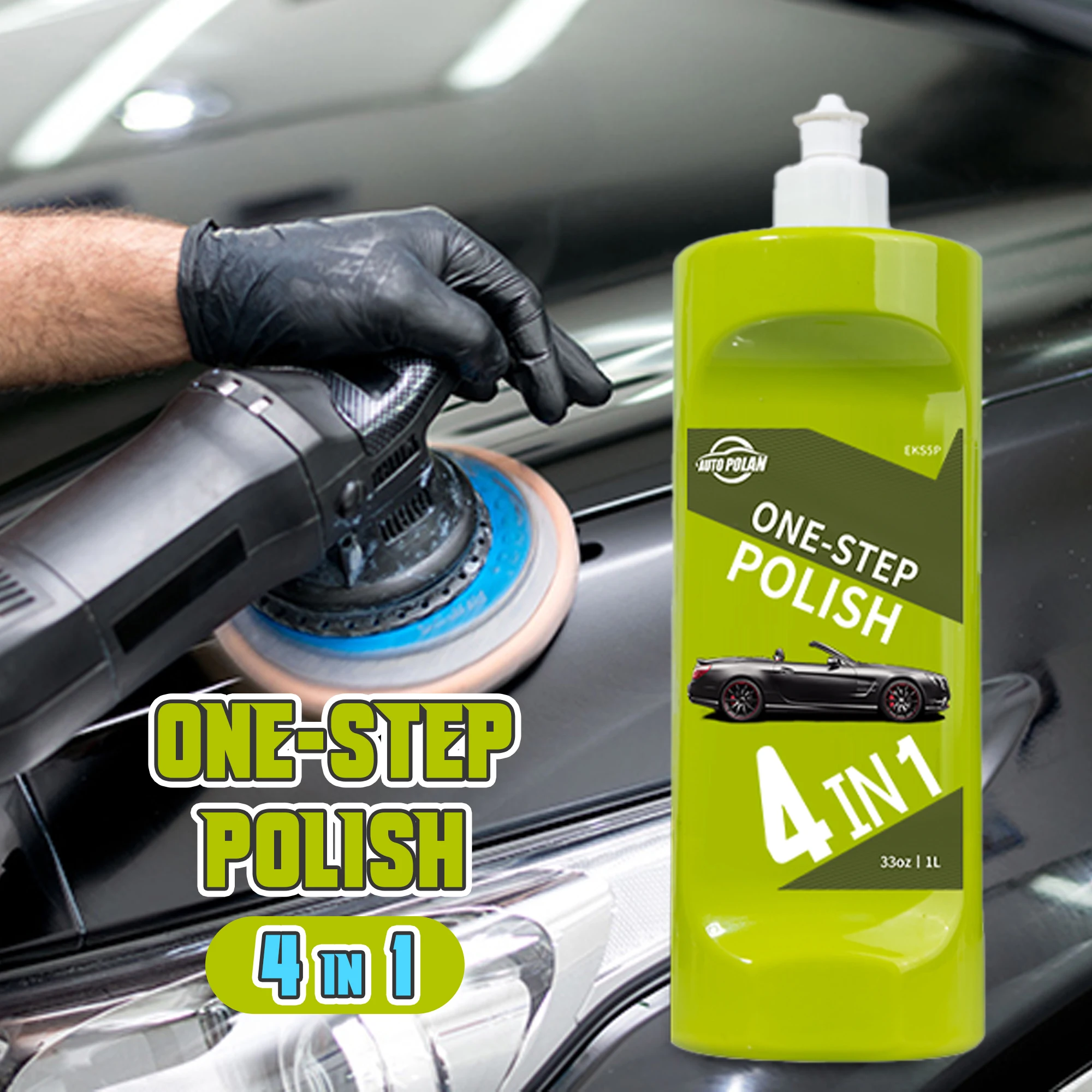 Autopolan Perfect-it Rubbing Compound & Machine Polish Kit 1 Qt Each For Car Polishing Car Care