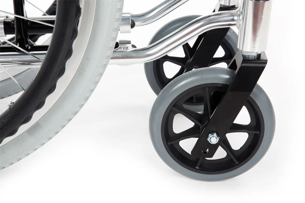 20 inches Manual wheelchairs for elderly Backrest foldable footleg attacheable