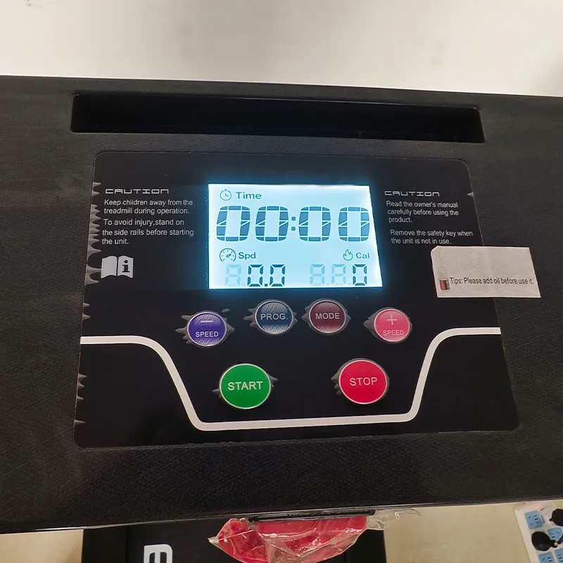 ZOSHINE  new LCD screen treadmill with table motorized treadmill flat exercise treadmill familu usage