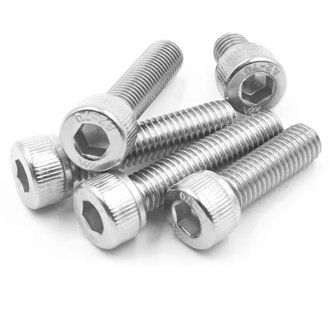 
Stainless Steel A2-70 M2 M3 M4 Cup Head Screw Internal Hex Bolt DIN912 