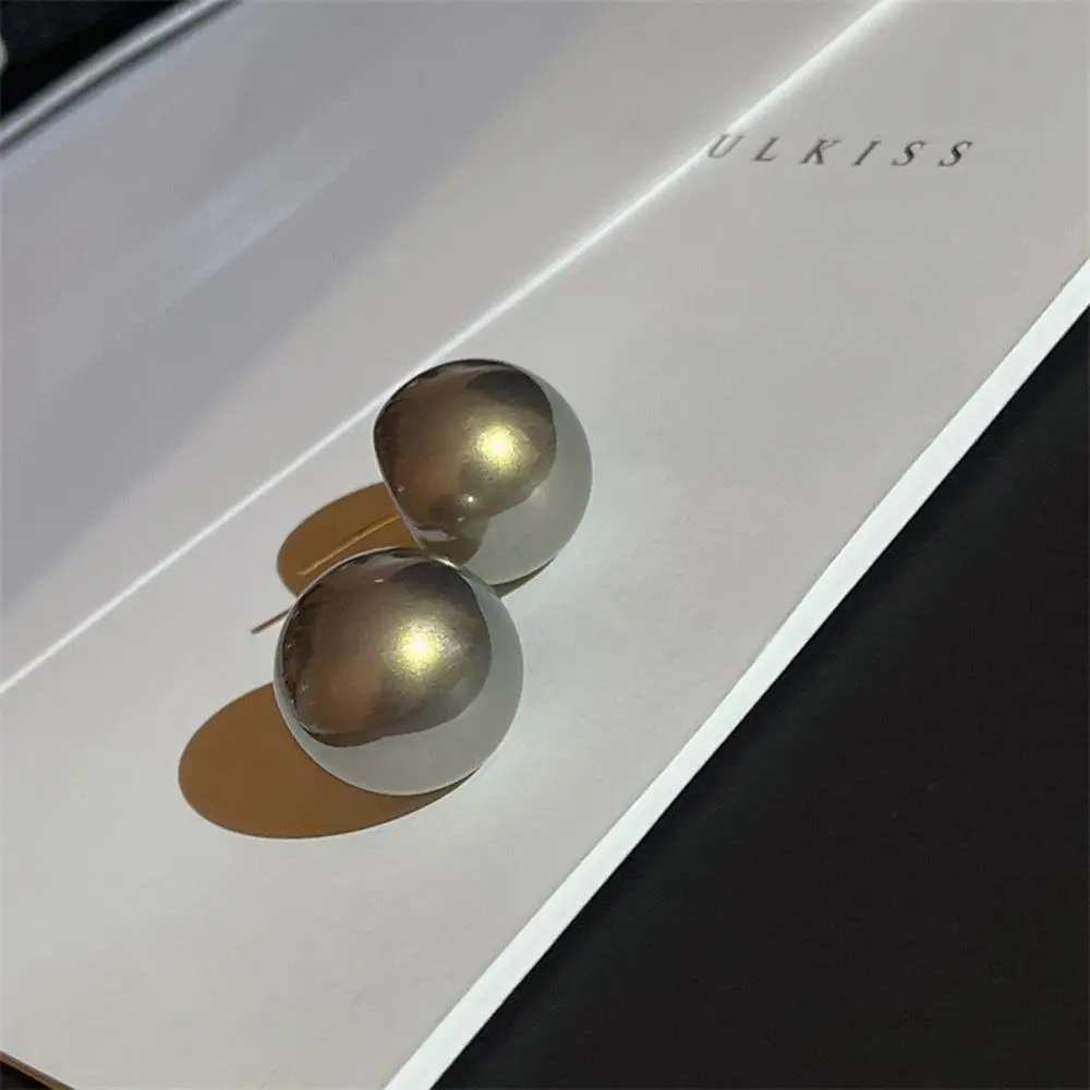 Fashion 20mm large pearl earrings high-end and personalized Hong Kong style pearl earrings for women jewelry