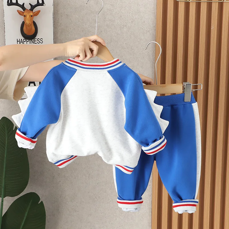 Cartoon 3 Pieces Set Fashion Baby Clothes for Children Boys 5 Years