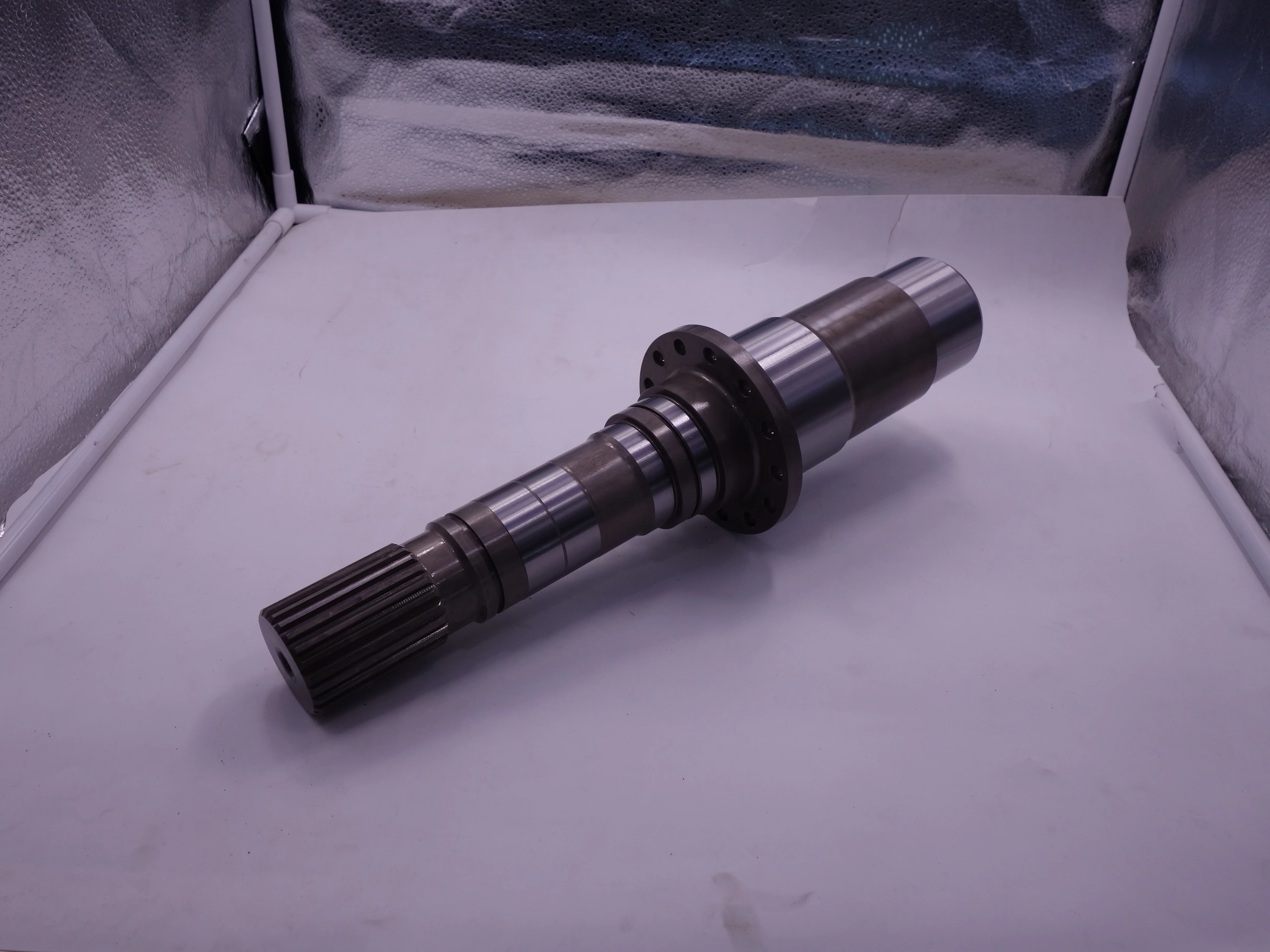 Accept customized Heavy Duty forged steel main shaft straight tooth spline shaft gear for Agricultural Machine