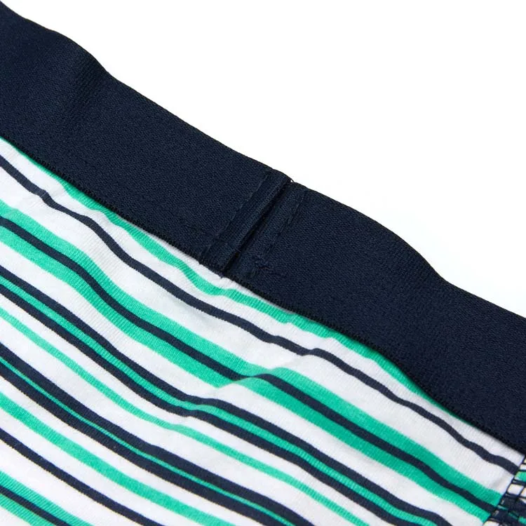 
Hot Sale Summer Cute Young Boys Cotton Underwear Kids Children Cartoon Stripe Breathable Underwear Set Wholesale 
