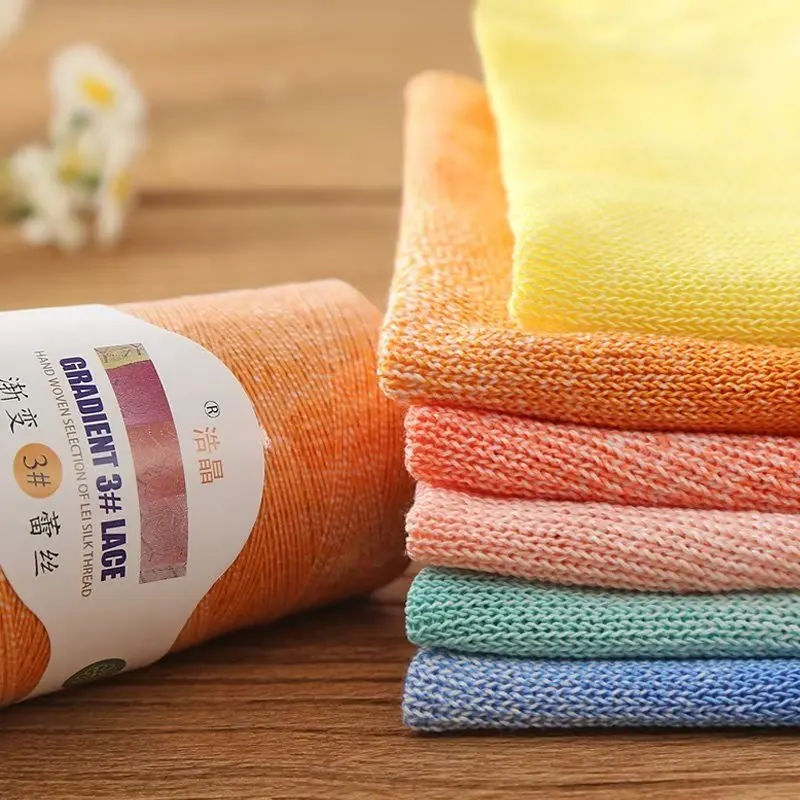 Colorful silk yarn 75g spring summer yarn hand DIY knitting yarn