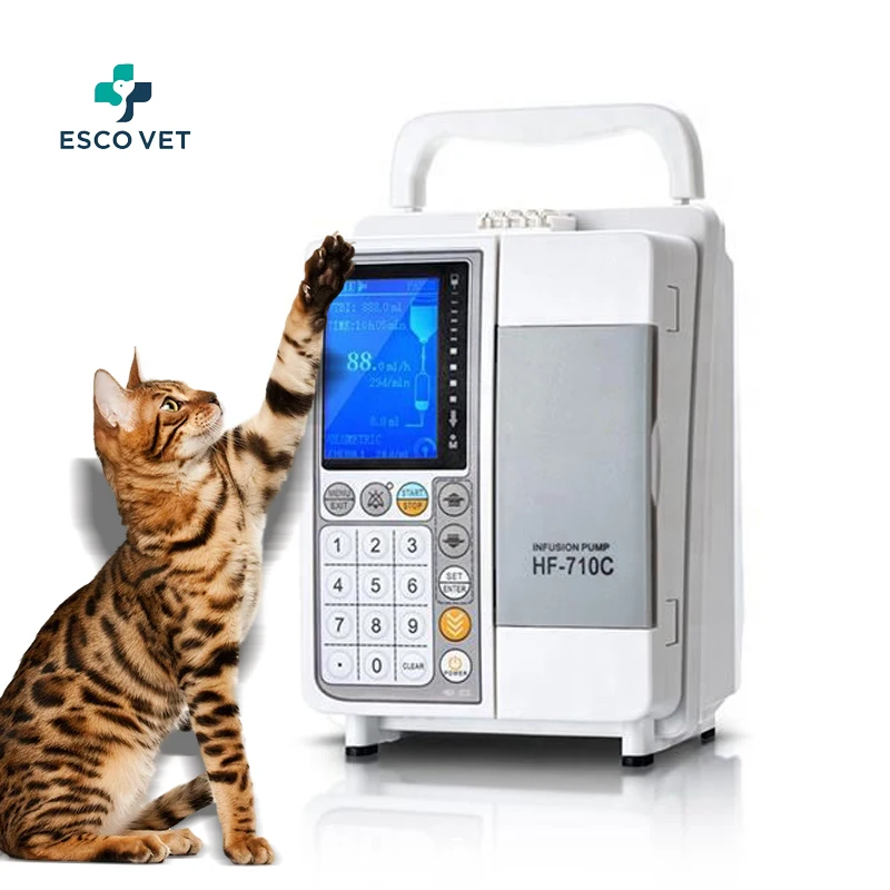 Cheap Price Portable Medical Vet Apparatus Equipment Veterinary Infusion Pump With Fluid Warmer
