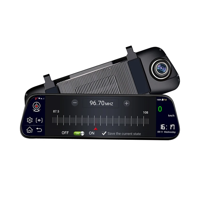 4G WIFI GPS Touch Screen Dashcam Cars 1080P DVR Car Rearview Rear View Mirror