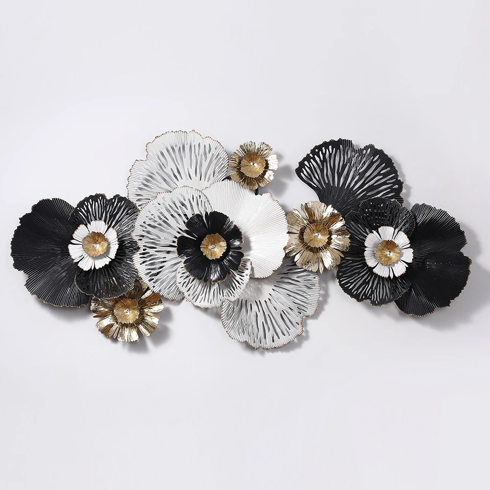 Художественный цветок металлическое украшение настенное