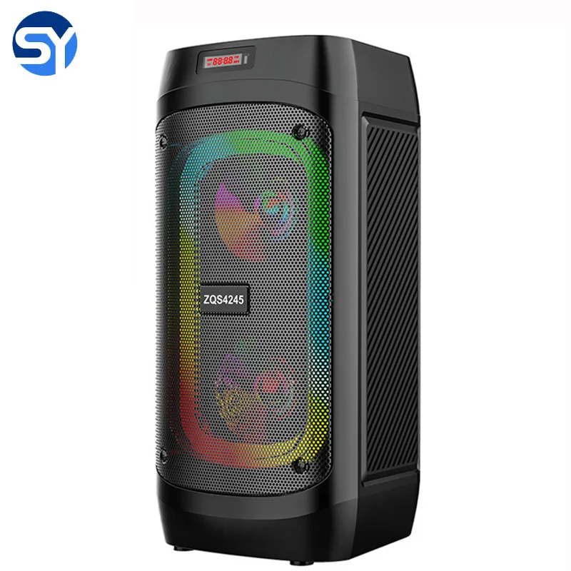 Factory OEM multi-function speaker 30W*2 power U disk outdoor convenient high-quality speaker