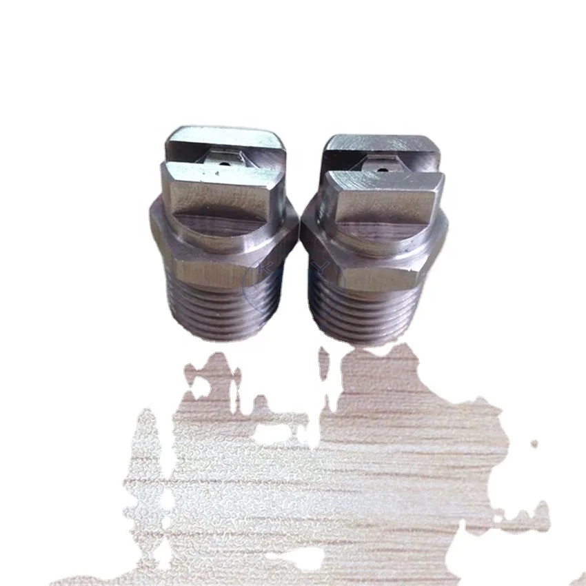 Stainless steel high pressure flat spray nozzle