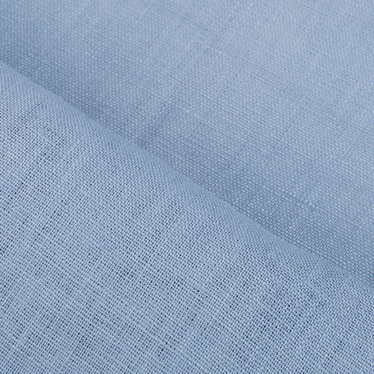 Factory Hot Selling High-quality 100% Linen Yarn Plain Fabric