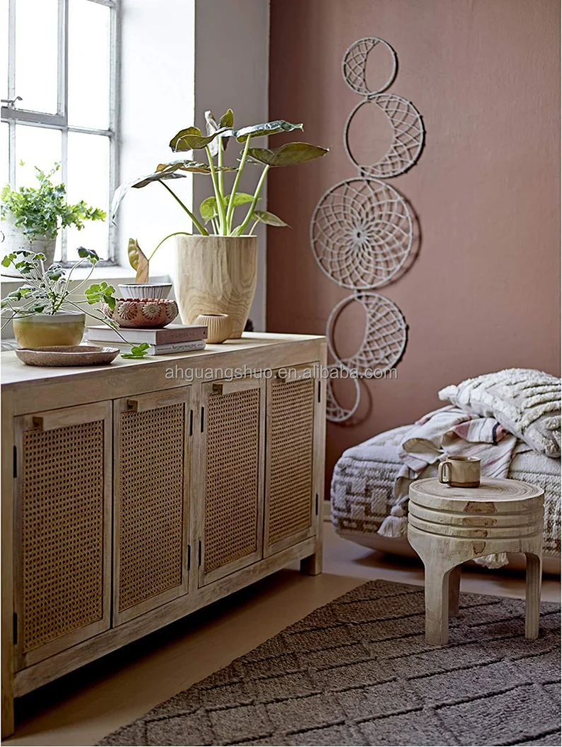 Log Wooden Bed Side Stools Wood Stump Stool Natural Solid Wood Side Table For Home