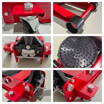 Garage Equipment Hydraulic Lift Cars Jack 4 Tons Flooring Jack Car Mover