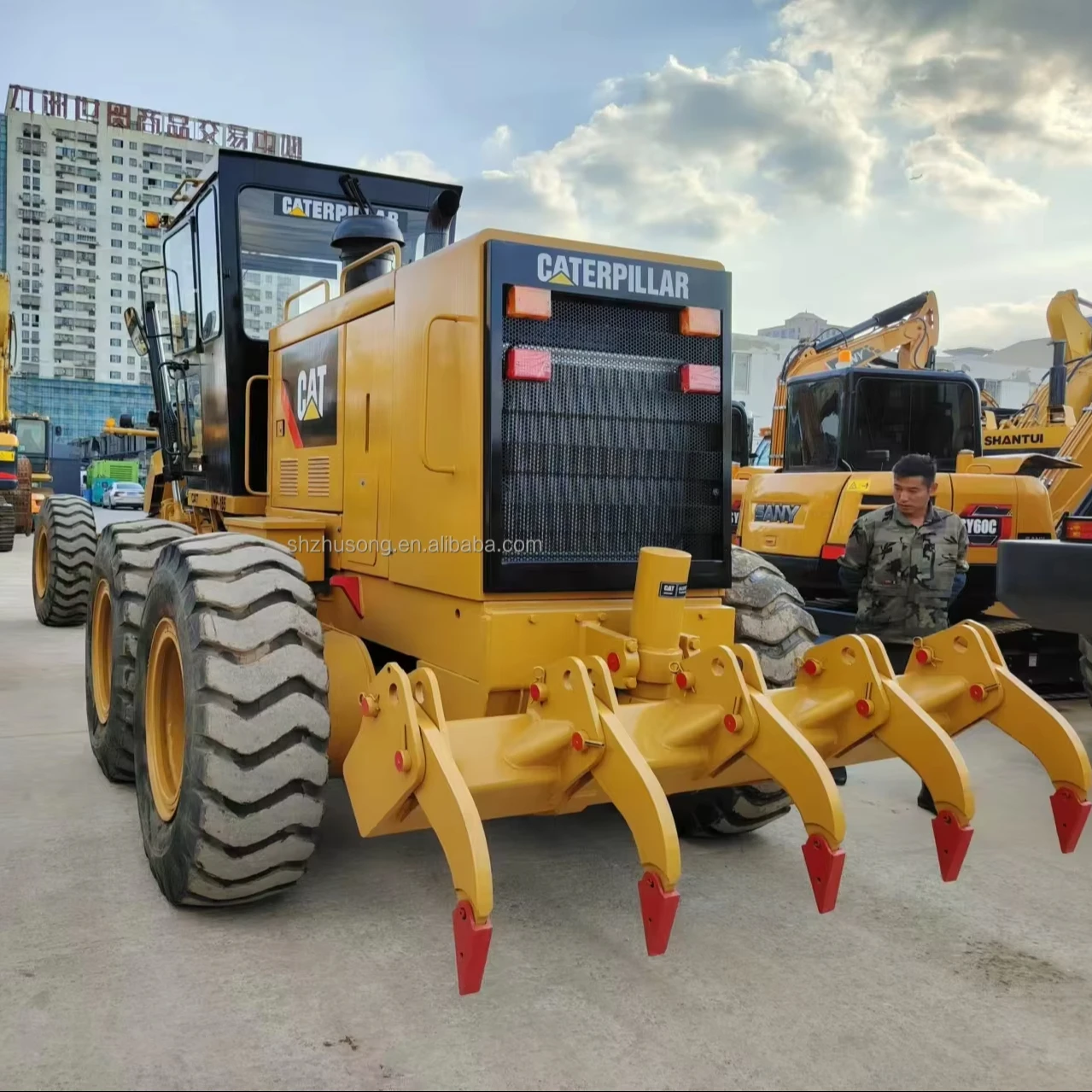 Used Caterpillar grader performance inspection exempt  used Japan CAT 140G motor grader good quality