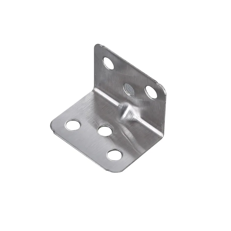 Cabinet 4 Holes 6 Holes Hardware Angle Stainless Steel Angle Code Furniture Fasteners Angle Iron L-Type Steel Corner Bracket