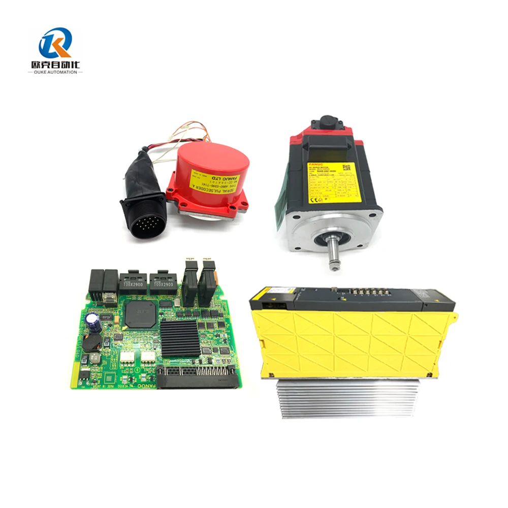 100% tests ok fanuc amplifier A06B-6121-H045 ac servo module use CNC aluminum parts production